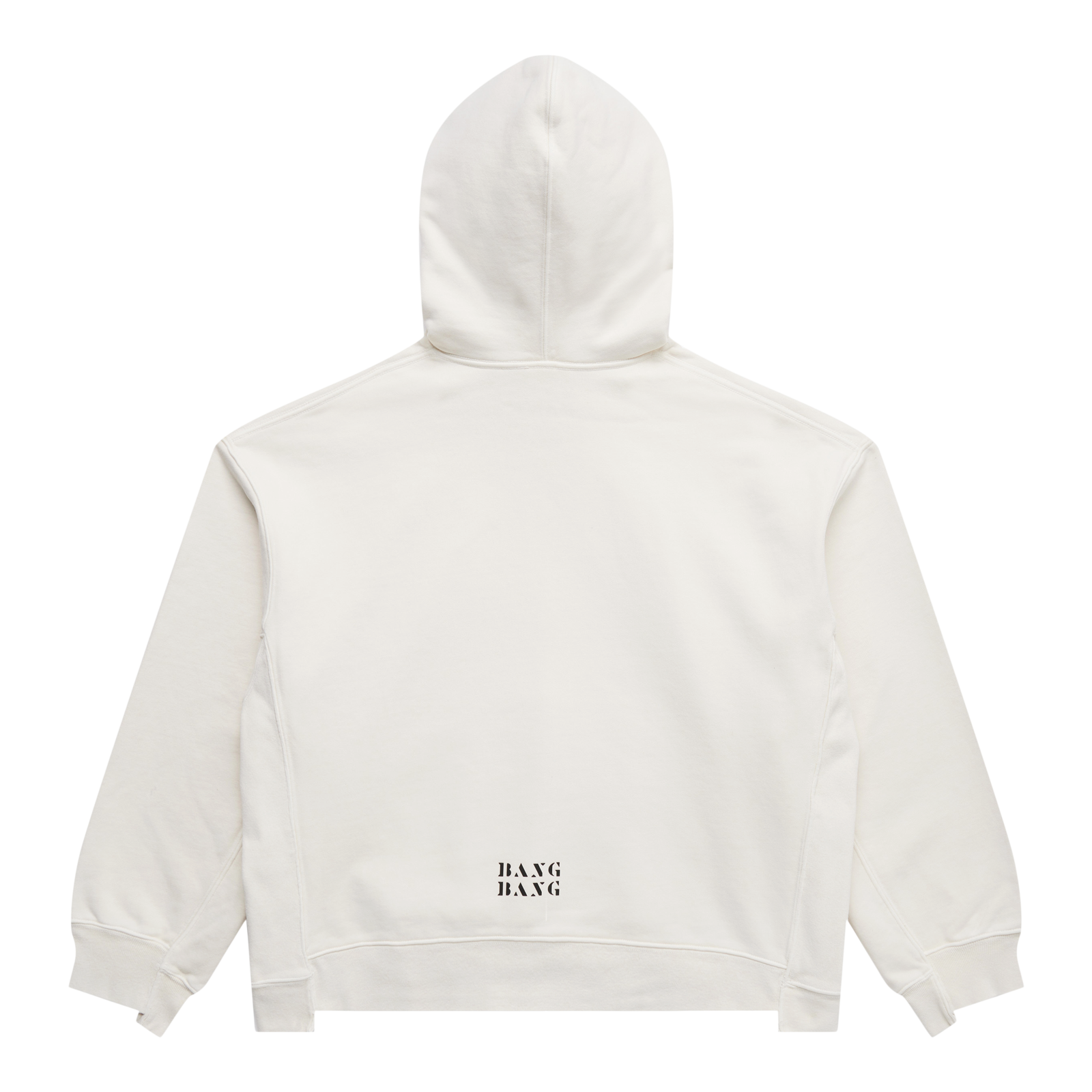 OFFSET HOODIE INT ECRU